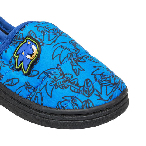 Sonic the Hedgehog Kids Slippers Boys Girls Official SEGA Character Shoes