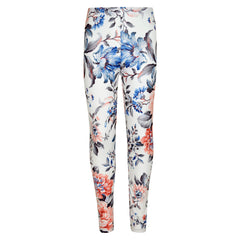 Girls Top Kids Just Smile XX Print Trendy Top & Peach Floral Legging Set 7-13 Yr