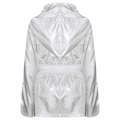 Kids Raincoat Jackets Waterproof Hooded Raincoat Children Age 5-13 Years