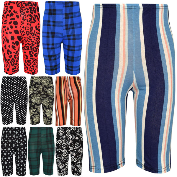 Kids Girls Cycling Shorts Running Trendy Fashion Summer Short Half Pant