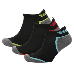 A2Z Mens No Show Trainer 3 Pack Low Cut Heatgear Lighweight And Durable Socks