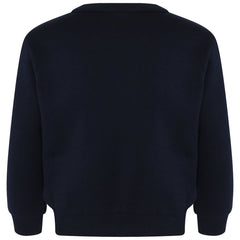 A2Z 4 Kids Boys Girls Christmas Navy Blue Jumper Pullover Sweatshirt Print Long Sleeves Xmas Gift Childrens Unisex Age 2-13 Years