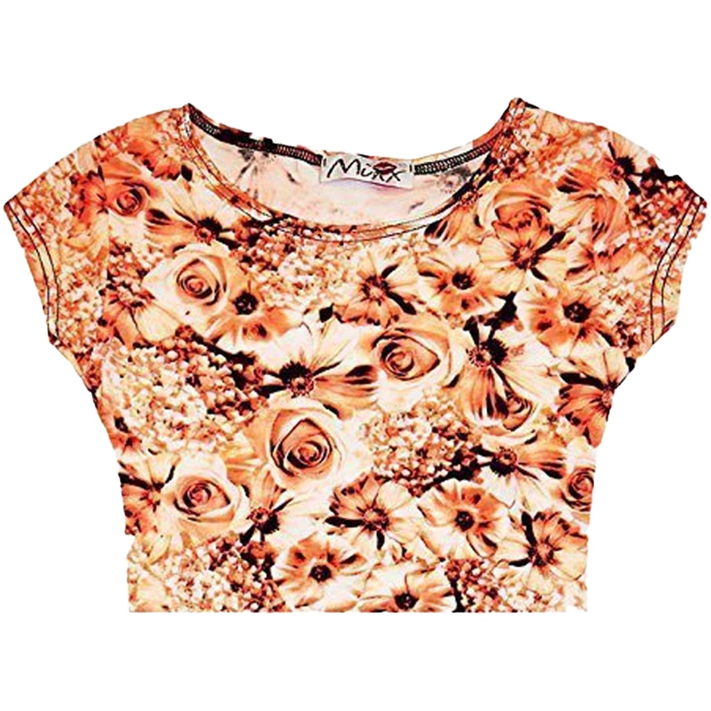 Girls Amber Foral Print Skater Dress Midi Dress Crop Top Legging Jump, Play Suit