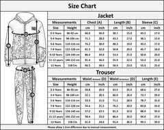 A2Z 4 Kids Boys Girls Cotton Tracksuit Camouflage Charcoal Fleece Hoodie Top Joggers Bottom Suit Set Age 2-13 years