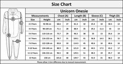 Kids A2Z Onesie One Piece Unicorn Pyjamas Costume For Girls Age 2-13