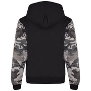 Boys Girls Jackets Kids Fleece Camouflage Hooded Hoodie Zipped Top Jacket 7-13 Y