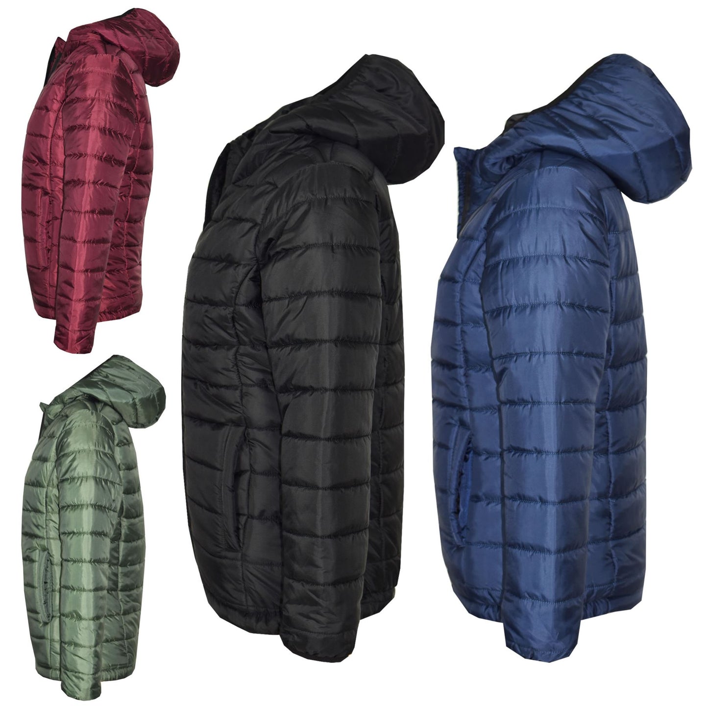 Kids Boys Jacket Ultra Lightweight Hooded Set Quick Dry Rain Ages 5-13