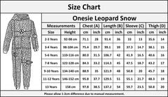 Kids Girls Boys A2Z Onesie One Piece Soft Fluffy Snow Leopard Jumpsuit 2-13 Year
