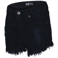A2Z 4 Kids Girls Shorts Skinny Ripped Jeans Denim Stretch Short Casual�Half�Pant