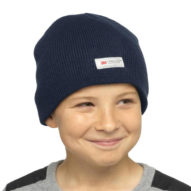 A2Z 4 Kids 3 Pack Hats Girls Boys Thinsulate Knit  Winter Thermal Warm Cozy Hats