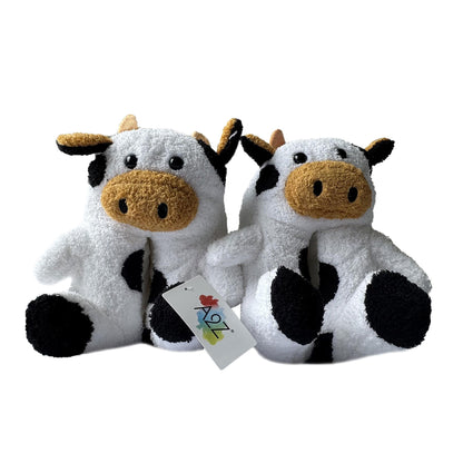 A2Z Kids Girls Womens 3D Cow Slippers Soft Plush Warm Non Slip Indoor Shoes