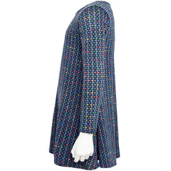 Kids Girls Swing Dress Long Sleeve Tweed Texture Flared Party Summer Dresses