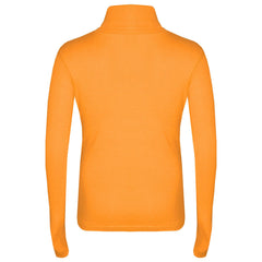 Kids Girls Polo Neck T Shirt Thick Cotton Turtleneck Jumper Long Sleeve Top 2-13