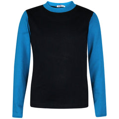 Kids Boys Long Sleeve Pyjamas Contrast T-Shirt Shorts loungewear Age 5-13 Years