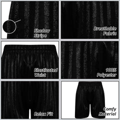 A2Z 4 Kids Shadow Stripe PE Shorts Pack of 2 Football Gym Shorts Age 2-13 Years