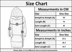 Kids Girls Boys Oversized Hoodie ANIMAL Snuggle Blanket Fleece Kangaroo Pocket