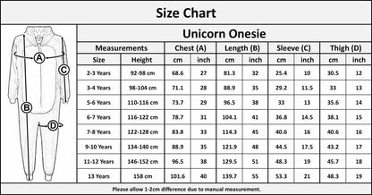 Kids Fleece A2Z Onesie One Piece Animal Pyjamas Unicorn Sleepsuit For Boys Girls