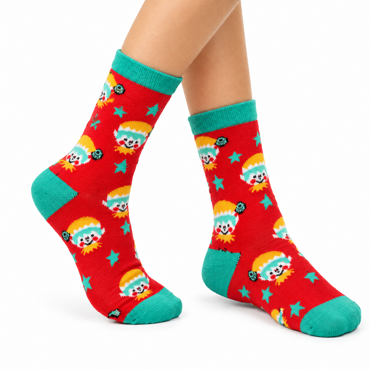 Kids Boys Girls Cotton Rich Christmas Socks Xmas Festive Soft Winter Socks