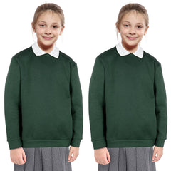 Kids Girls Boys Unisex Scouts School Uniform Jumper Pack Of 2 Cardi Sweatshirt