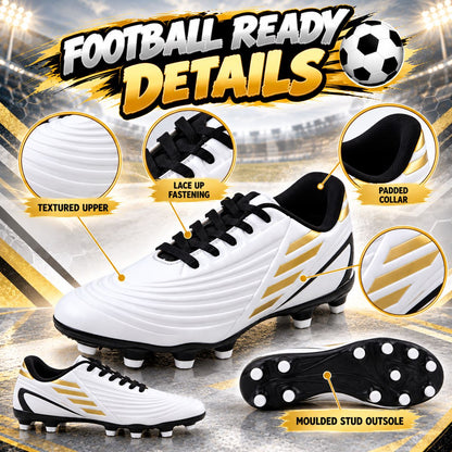 A2Z 4 Kids Boys Girls Football Boots Junior Soccer Cleats Moulded Stud Trainers