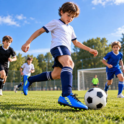 A2Z 4 Kids Boys Girls Football Boots Junior Soccer Cleats Moulded Stud Trainers