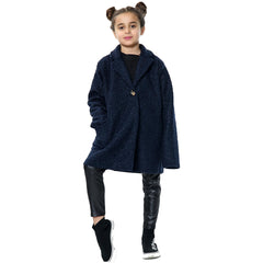 Kids Sherpa Coat Fleece Jacket Wool Girls Designer Teddy Jacket Age 5-13 yrs