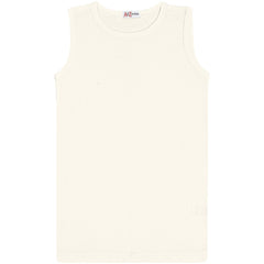 Kids Girls Ribbed Vest Top 100% Thick Cotton Fashion Tank Tops T Shirt 2-13 Year