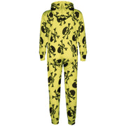 Kids Unisex Onesie Girls Boys Skull & Cross Bone Print Onesies All In One Jumpsuit PJ's New Age 5-13 Years - A2Z 4 Kids