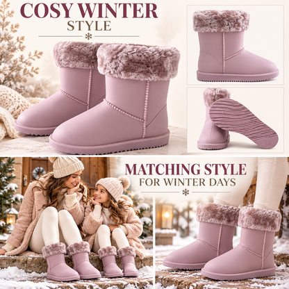 A2Z 4 KIDS Girls Ladies Faux Fur Lined Warm Winter Boots Waterproof Non Slip