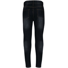 Kids Girls Skinny Ripped Jeans Denim Stretchy Fashion Pants Jeggings 5-13 Years