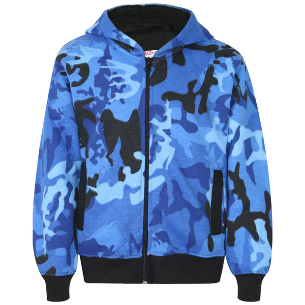 Kids Tracksuit Boys Girls Designer's Camouflage Jogging Suit Top Bottom 5-13 Yr