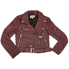 A2Z 4 Kids Girls PU Leather Jacket Zip Up Biker Trendy Belted Coats 5-13 Years