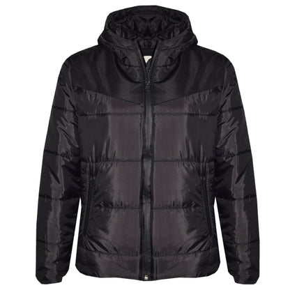 Boys Girls Jacket Kids Padded Puffer Bubble Hooded Zipped Warm Thick Coats 3-13