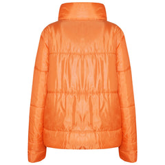 Girls Jacket Kids Wetlook Cropped Padded Quilted Puffer Bubble Jackets Coat 5-13