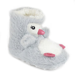 A2Z 4 Kids Boys Girls Cute 3D Animal Booties Winter Plush Warm Kids Slippers