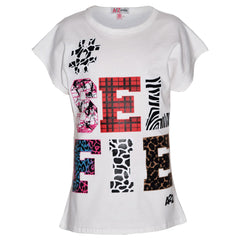 Girls Tops Kids Selfie Print Trendy T Shirt Top & Fashion Legging Set 7-13 Years