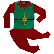 A2Z 4 Kids Girls Boys Christmas Elf Pyjamas Designer's Contrast Sleeves Festive Xmas Outfit PJ'S Set New Age 2 3 4 5 6 7 8 9 10 11 12 13 Years