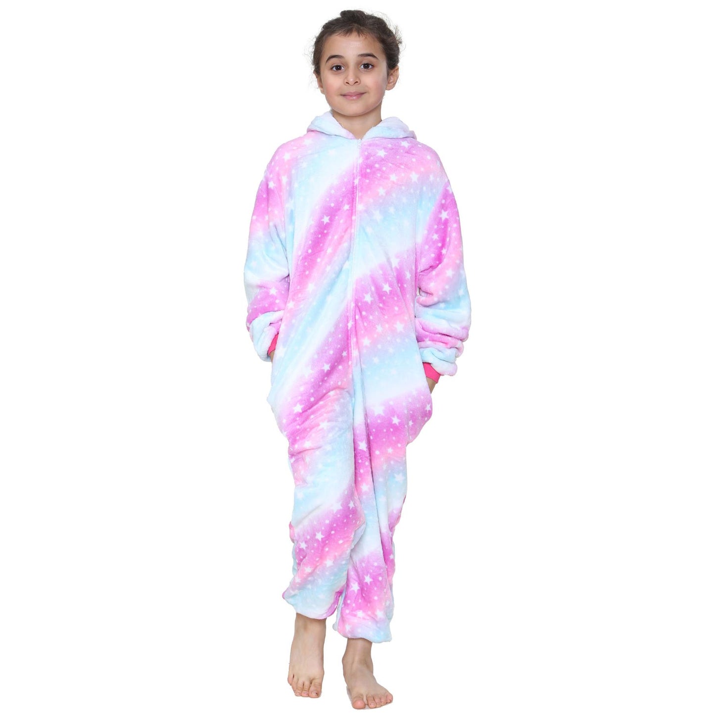 Kids A2Z Onesie One Piece Unicorn Pyjamas Costume For Girls Age 2-13