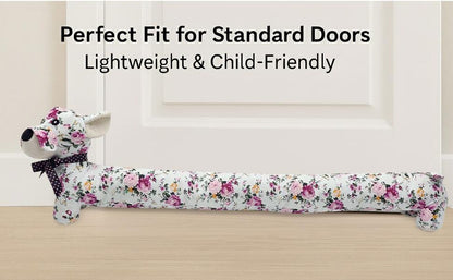 A2Z 3D Animal Face Draught Excluder 78cm Door Window Draft Wind Stopper for Dust