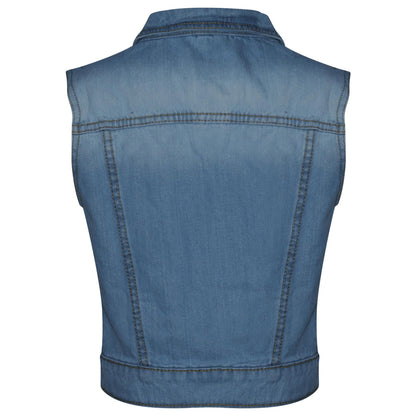Girls Denim Jacket  Dark Blue Jeans School Jackets Coats Age 3-13 Years