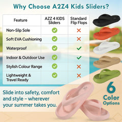 A2Z Women EVA Sliders Slip-On Flip Flops Non-Slip Soft Sandals Pool Slippers