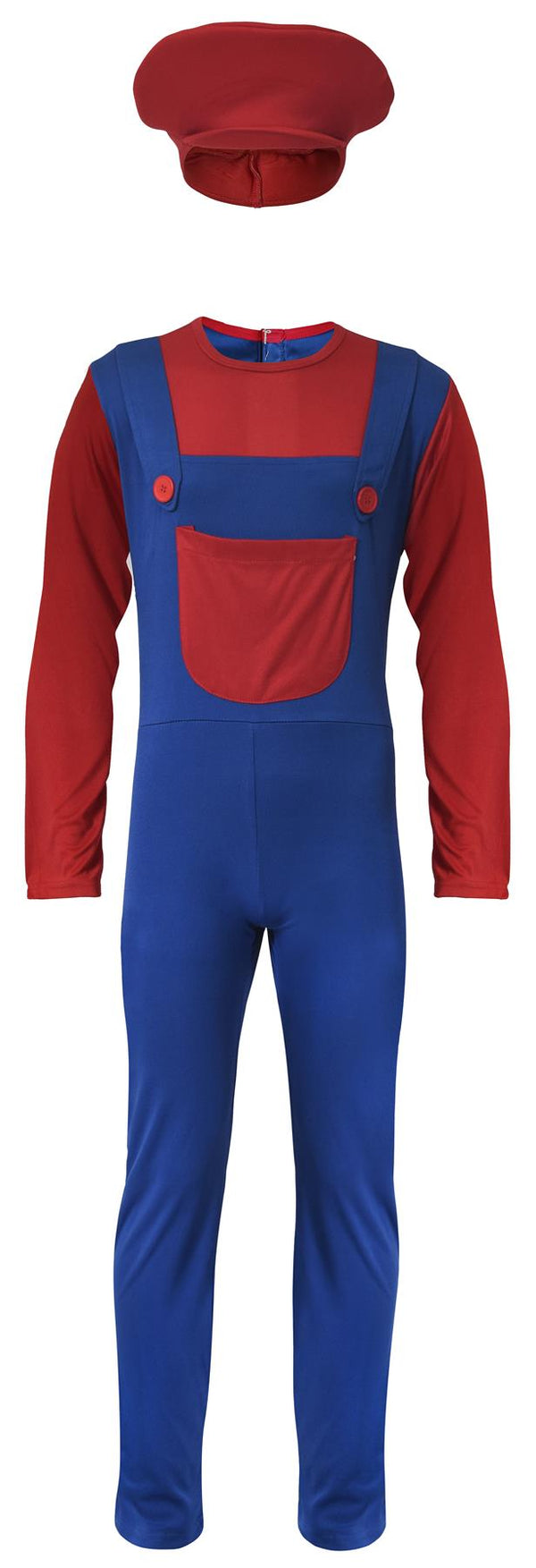 Super Plumber Costume World Book Fancy Dress All In One Carnival Cosplay Outfit