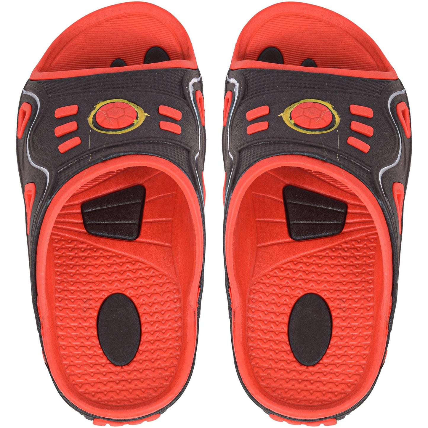Mens Open Toe Sliders Slip On Beach Sandals Anti-Slip Pool Slides House Slippers
