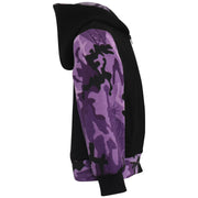 A2Z 4 Kids Girls Plain And Camo Purple Print Fleece Tracksuit Contrast Hoodie With Joggers Jogging Suit Sweatpants Gymwear Activewear Set Childrens Age 2 3 4 5 6 7 8 9 10 11 12 13 Years