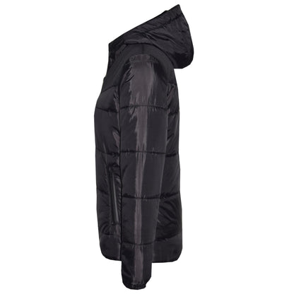 Kids Jacket Girls Boys Padded Black Puffer Hooded Zipped Coat Warm Thick Coats