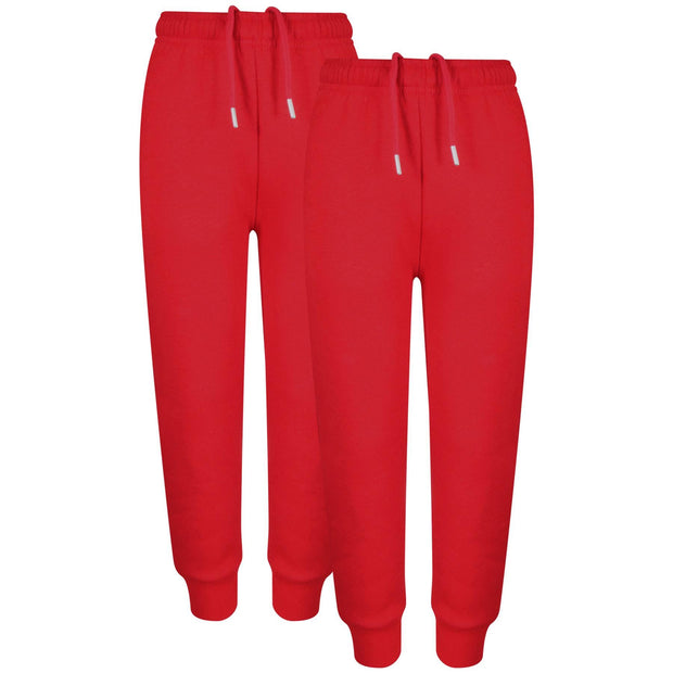 Kids Girls Boys Trouser Fleece Jogging Bottom