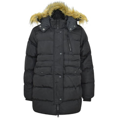 Kids Girls Boys Fashion Padded Casual School Black Jacket Bubble Coat 5-13 Years