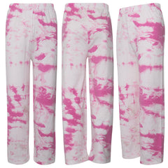 Kids Girls Palazzo Flared Wide Leg Pants Baggy Legging Loose Summer Trouser 7-13