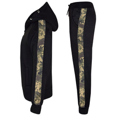Kids Girls Boys Jogging Suit Fleece Hooded Hoodie Bottom Tracksuit Jogger 5-13Yr