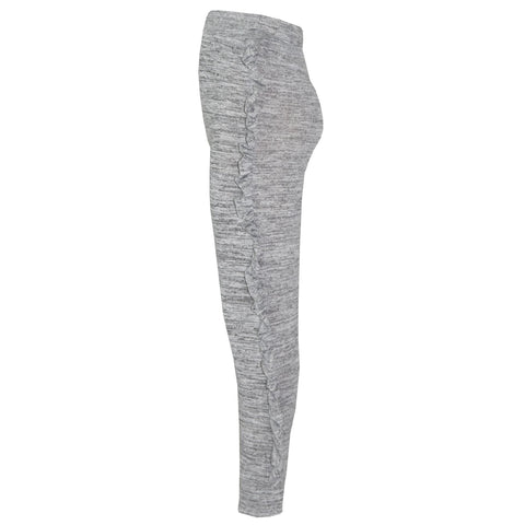 Kids Jogging Suit Girls Plain Frill Sleeve Lounge Suit Tracksuit Top Bottom 2-13